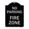 Signmission No Parking Fire Zone Heavy-Gauge Aluminum Architectural Sign, 24" x 18", BS-1824-23616 A-DES-BS-1824-23616 - alternate 1